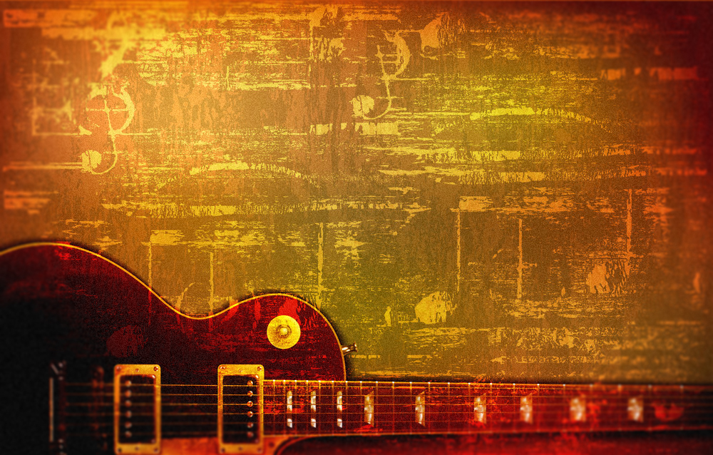 Bright guitar background